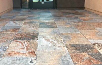 slate tile entry in phoenix az home